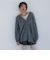 ロングシャギーミドルニットカーディガン