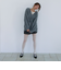 ロングシャギーミドルニットカーディガン