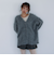 ロングシャギーミドルニットカーディガン