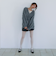 ロングシャギーミドルニットカーディガン