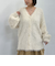 ロングシャギーミドルニットカーディガン