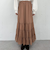 シャイニーティアードスカート