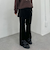 ベロアレイヤードスカート付きパンツ