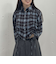 ドロストチェックネルシャツ