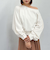 ピグメントオフショルスウェット