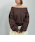 ピグメントオフショルスウェット
