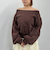 ピグメントオフショルスウェット