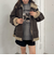 フェイクレザーミドルムートンジャケット