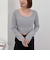 カップ付クロップドテレコＴＯＰＳ／