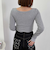 カップ付クロップドテレコＴＯＰＳ／
