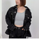 カップ付クロップドテレコＴＯＰＳ／