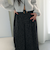 ベルト付ツイードワイドスラックス
