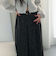 ベルト付ツイードワイドスラックス