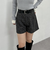 ベルト付ツイードショートパンツ