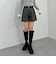 ベルト付ツイードショートパンツ