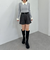 ベルト付ツイードショートパンツ