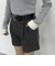 ベルト付ツイードショートパンツ