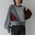 インターシャカラーブロックニットプルオーバー