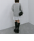 ケーブルニットチュニック×シャツミニワンピースＳＥＴ