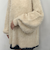 バックレースアップブラッシュニットプルオーバー