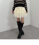 チェックアソートシフォンティアードミニスカート