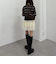 チェックアソートシフォンティアードミニスカート