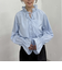 フリルカラーブラウス