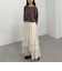 ドットアソートフリルティアードスカート