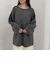 バックリボンラメブークレニットプルオーバー