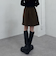 ウールライク台形ミニスカート
