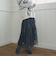ラッフルチュールスカート