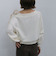 ベロアリボンタックオフショルスウェット