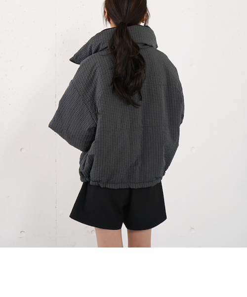 チェックリバ－シブル中綿ブルゾン｜アルシーヴの通販｜&mall（アンド