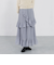 アシメシアーティアードプリーツスカート