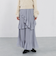 アシメシアーティアードプリーツスカート