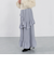 アシメシアーティアードプリーツスカート