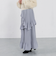 アシメシアーティアードプリーツスカート