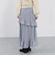 アシメシアーティアードプリーツスカート