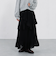アシメシアーティアードプリーツスカート