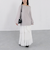 アシメシアーティアードプリーツスカート