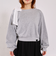 シフォンリボンワンショルスウェット