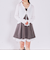 裾レイヤードミニキャミワンピース