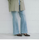 オーバーダイタイトフレアストレッチデニム