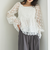 刺繍レース２ｗａｙオフショルブラウス