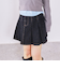 デニムプリーツミニスカート