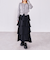 コットンライクフリルティアードスカート