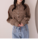 チェックショートドロストシャツ