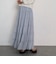 シアー楊柳ボリュームティアードスカート