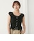 ハリヌキ２ｗａｙドロストカットＴＯＰＳ×ドットタンクＳＥＴ