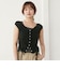 ハリヌキ２ｗａｙドロストカットＴＯＰＳ×ドットタンクＳＥＴ